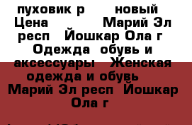 пуховик р48-50 новый › Цена ­ 1 200 - Марий Эл респ., Йошкар-Ола г. Одежда, обувь и аксессуары » Женская одежда и обувь   . Марий Эл респ.,Йошкар-Ола г.